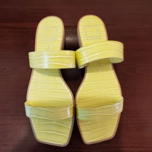 Dolce Vita Sandals - Neon Croc Print